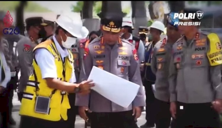 Gelar Pasukan dan peralatan, Kapolri dan Panglima TNI Ingin KTT G20 Berjalan Sukses