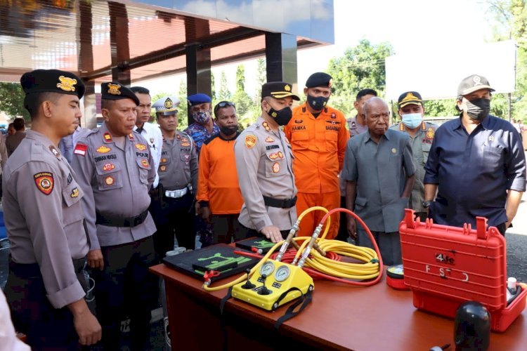 Polres Alor Laksanakan Gelar Apel Kesiapan Bencana