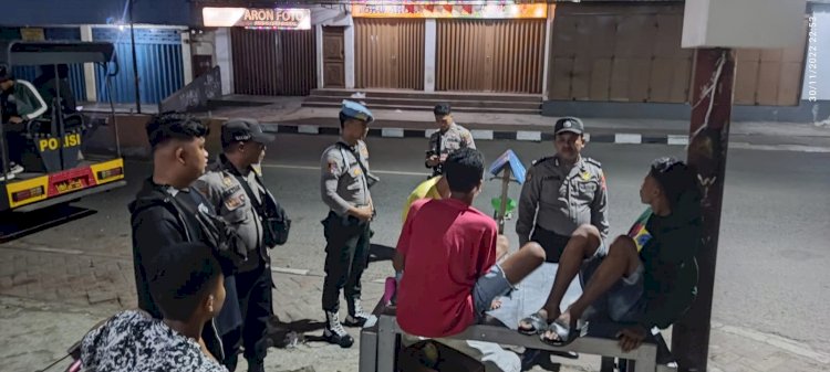 Antisipasi Kejahatan, Polres Alor Gencar Laksanakan Patroli Malam Hari