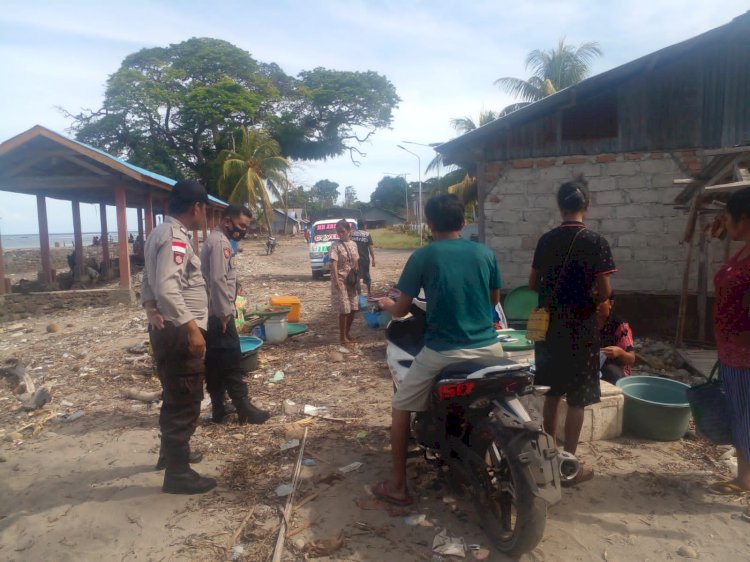 Polsek Pantar Laksanakan Patroli dan Pengamanan Pasar