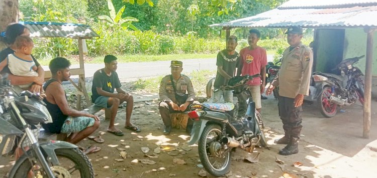 Polsek Alor Timur Laut Intensifkan Patroli Sambang Warga, Wujudkan Kemitraan Dalam Jaga Kamtibmas