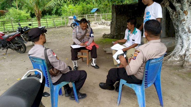 Polsek Pantar Patroli Dialogis dan Sambang Desa