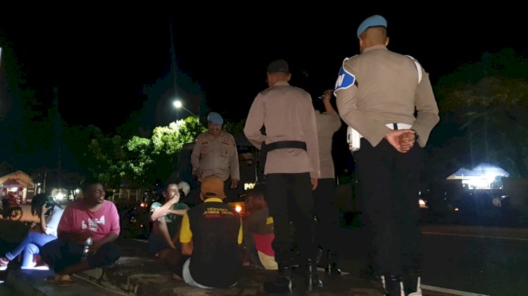 Antisipasi Kejahatan, Polres Alor Gencar Laksanakan Patroli Malam Hari
