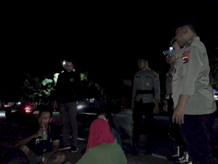 Polres Alor Patroli Malam Hari, Guna Ciptakan Kamtibmas yang Kondusif