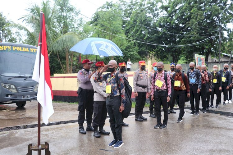 SPN Polda NTT Terima 130 Calon Siswa Pembentukan Bintara Polri Gelombang I T.A. 2023