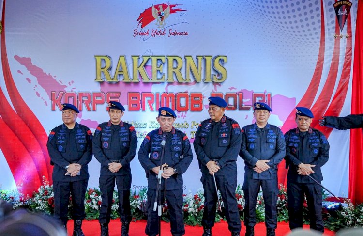 Buka Rakernis Brimob, Kapolri: Amankan Agenda Nasional Hingga Internasional