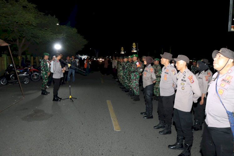 Polres Alor Bersama Kodim 1622 Alor Laksanakan Patroli Sinergitas