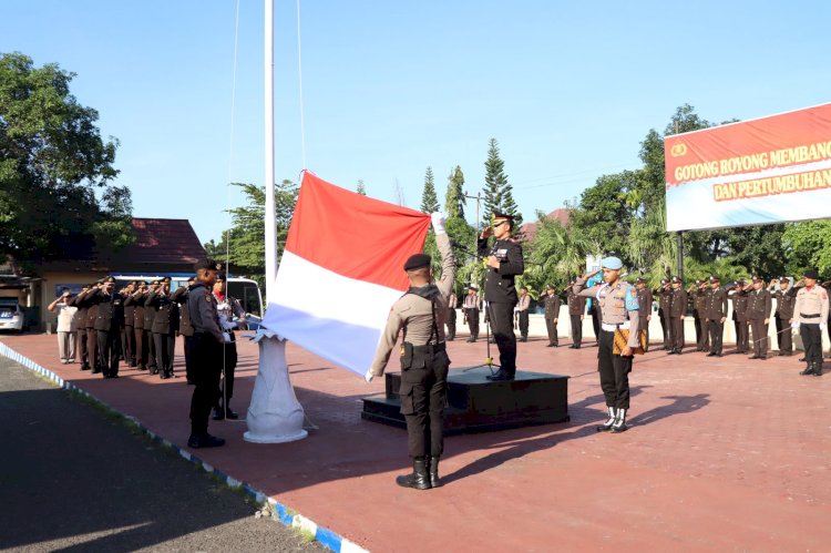 Kapolres Alor Pimpin Upcara Peringatan Hari Lahir Pancasila 1 Juni 2023