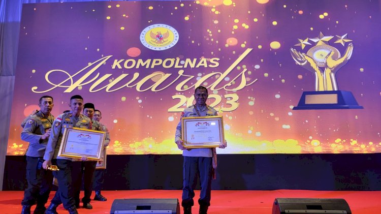 Membanggakan, Polda NTT Raih Piala dan Tiga Piagam dalam Ajang Kompolnas Awards 2023