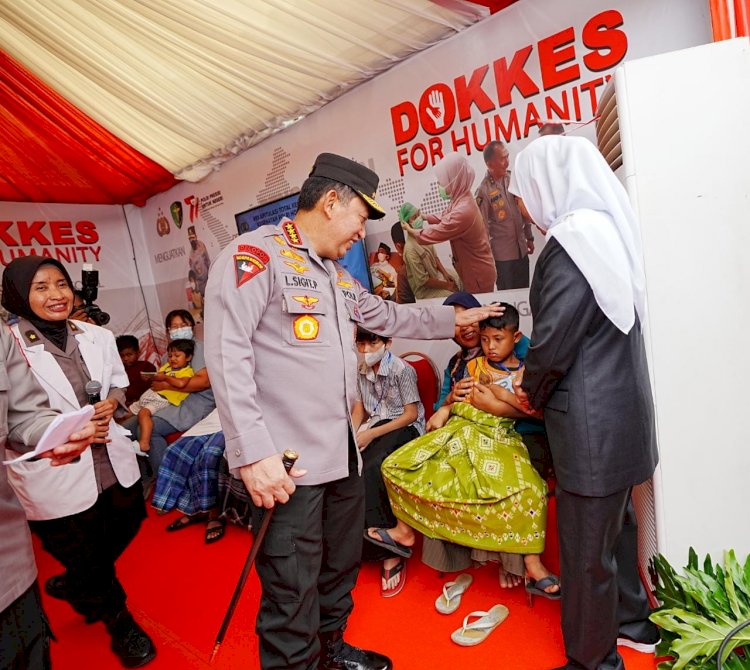Gelar Baksos Kesehatan, Kapolri: Demi Keselamatan Masyarakat