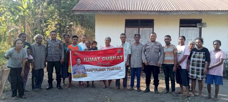 Polsek Pantar Gelar Jumat Curhat Bersama Masyarakat
