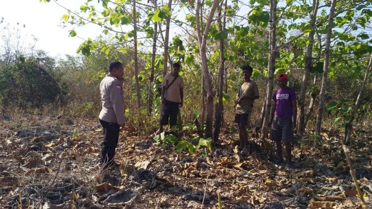 Polsek Pantar Terus Laksanakan Sosialisasi Karhutla