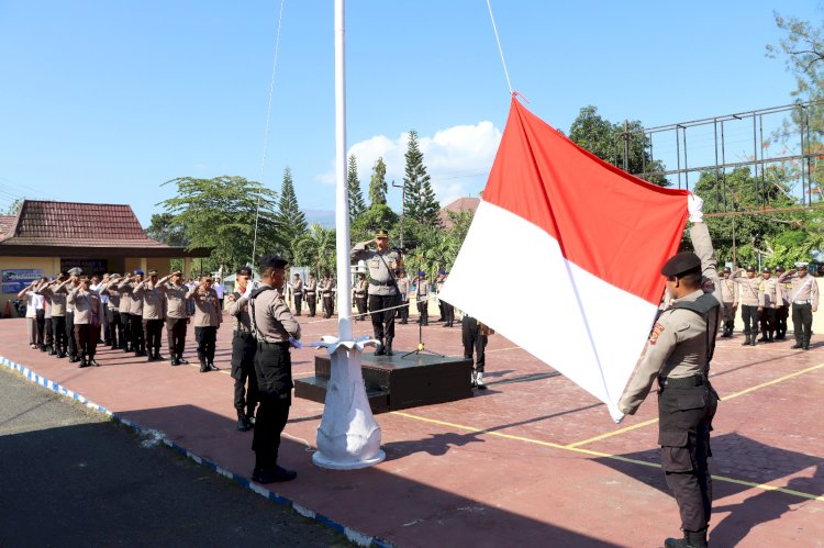 Kapolres Alor Pimpin Upacara Hari Kesadaran Nasional