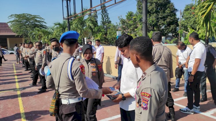 Wujudkan Anggota Polri Yang Disiplin, Sie Propam Polres Alor Gelar Gaktibplin Cek Sikap Tampang dan Administrasi Personil
