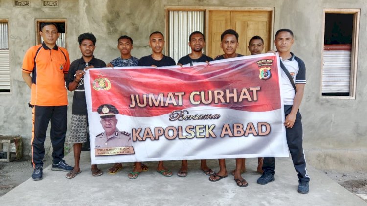 JUMAT CURHAT: Warga Moru Berdialog Langsung dengan Polsek ABAD untuk Kondusifitas Kamtibmas