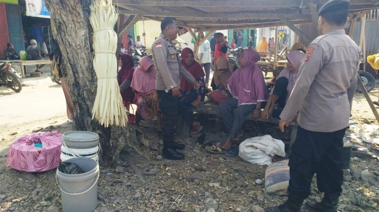 Polsek Pantar Tingkatkan Keamanan Melalui Patroli di Pasar Inpres Kabir