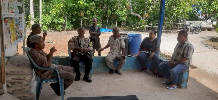 Bhabinkamtibmas Desa Kopidil Sambang dan Meningkatkan Keamanan