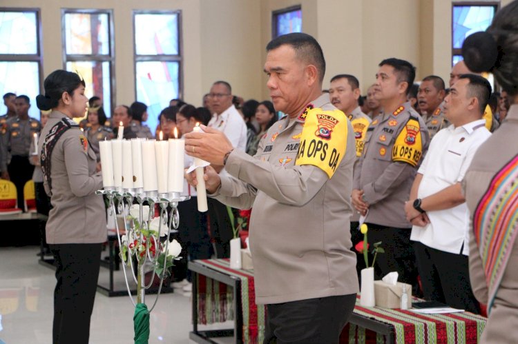 Hadiri Ibadah Natal Bersama, Kapolda NTT: Bersihkan Keranjang Kotor di Hatimu Agar Ibadahmu tidak Sia-sia