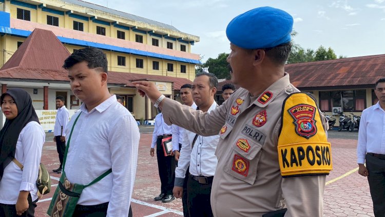 Pemeriksaan Sikap Tampang Anggota, Kasi Propam Laksanakan Gaktibplin