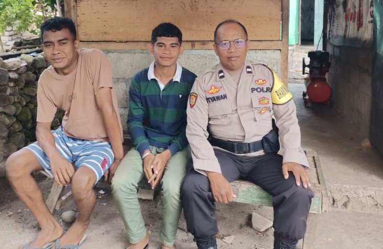 Bhabinkamtibmas Desa Dulolong Himbau Warga Agar Waspada terhadap Gangguan Situasi Kamtibmas