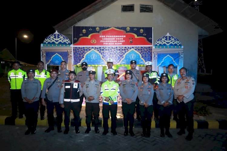 Jelang Hari Raya Idul Fitri 1445 H, Polres Alor Gelar Patroli Antisipasi Gangguan Kamtibmas