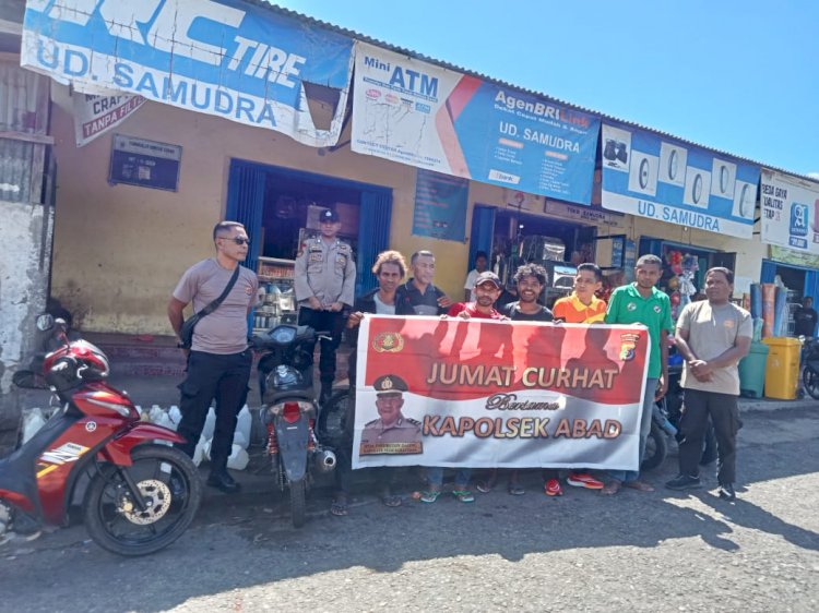Polsek Abad Gelar Kegiatan Jumat Curhat untuk Tingkatkan Kesadaran Kamtibmas