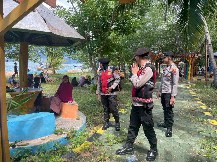 Patroli Polres Alor di Tempat Wisata Prioritas Kamtibmas Tetap Aman dan Kondusif