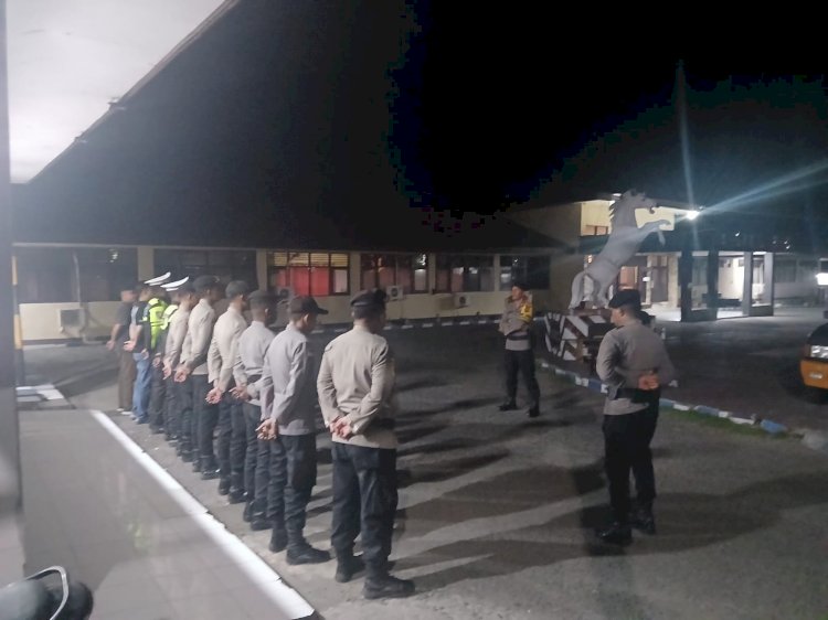 Polres Alor Laksanakan Patroli Malam Guna Ciptakan Situasi Aman dan Nyaman