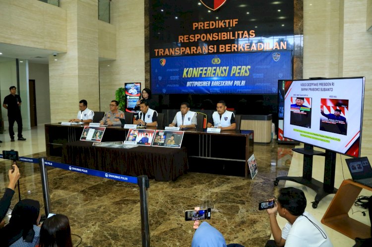 Dittipidsiber Tangkap Pelaku Deepfake Presiden Prabowo dan Pejabat Negara Lainnya