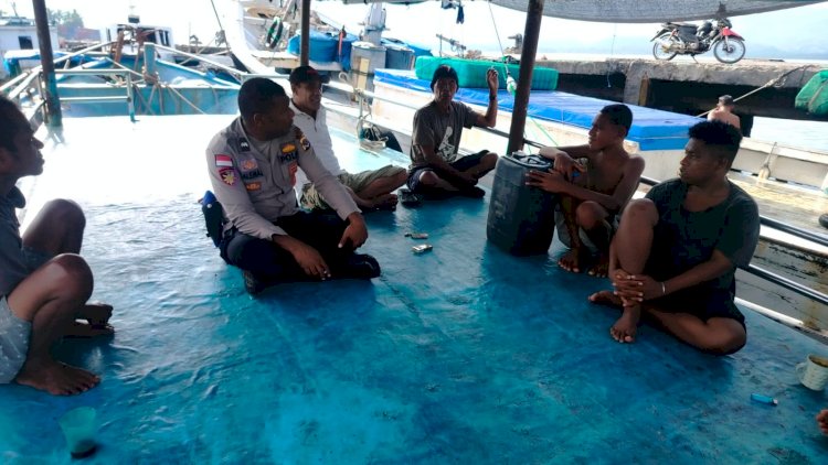 Satpolairud Polres Alor Gelar Patroli dan Pengamanan di Pelabuhan Pelindo Kalabahi