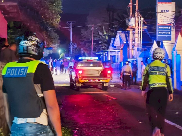 Polres Alor Bubarkan Tawuran di Simpang Putralio, Water Cannon Dikerahkan