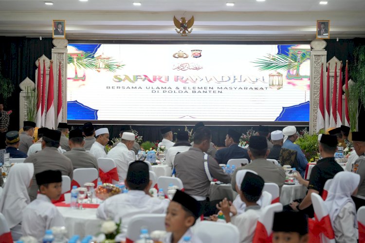 Pererat Silaturahmi, Kapolri Buka Puasa Bersama Tokoh Ulama dan Elemen Masyarakat Banten