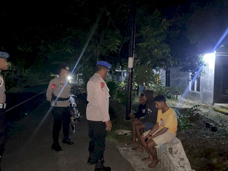 Patroli Malam Polres Alor, Jaga Keamanan dan Cegah Gangguan Kamtibmas