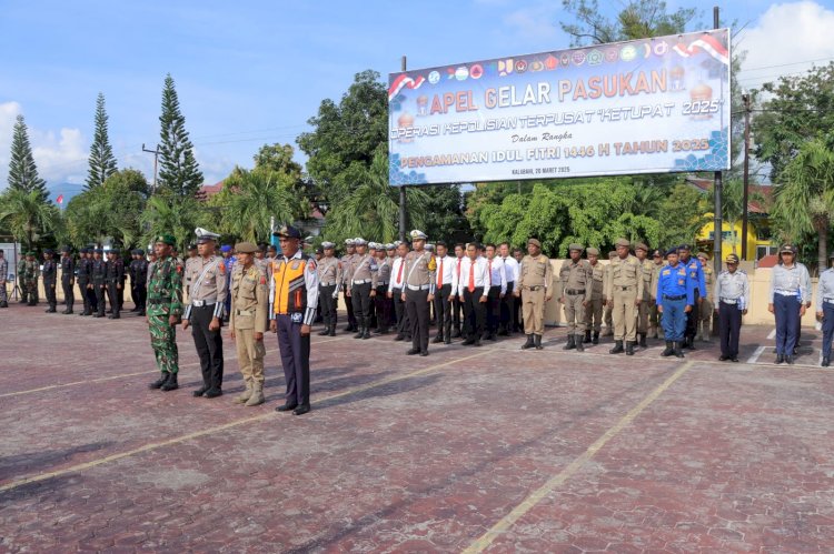 Polres Alor Gelar Apel Operasi Ketupat 2025