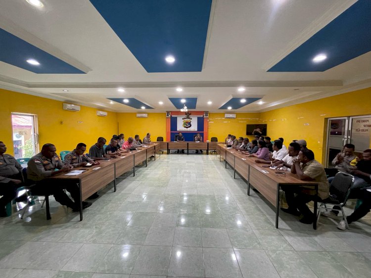 Rapat Koordinasi Persiapan Acara Perdamaian Pemuda Wetabua dan Pemuda Kampung Baru