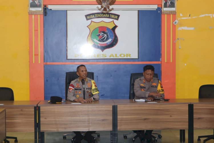 Karo Ops Polda NTT Supervisi Operasi Ketupat Turangga 2025 di Polres Alor