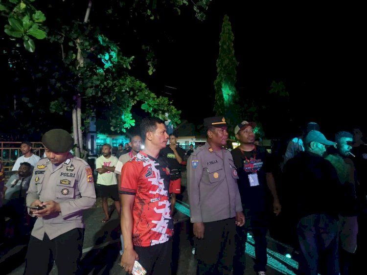 Polres Alor Gelar Patroli Malam dan Himbauan Kamtibmas