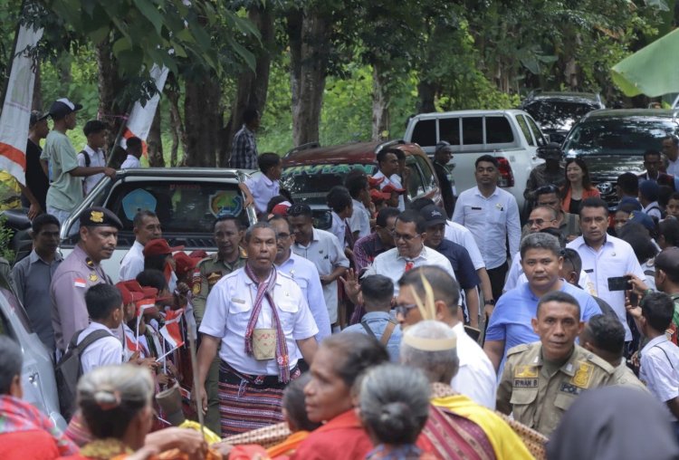Polres Alor Amankan Kunjungan Kerja Gubernur NTT di Kabupaten Alor