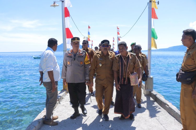 Kapolres Alor Dampingi Bupati dalam Kunjungan Kerja ke Kecamatan Pulau Pura