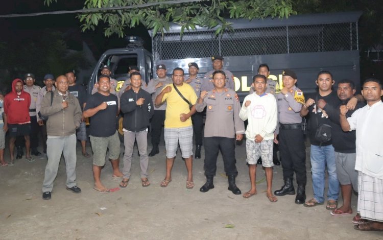 Kapolres Alor Fasilitasi Mediasi Konflik Pemuda Lipa dan Bungawaru