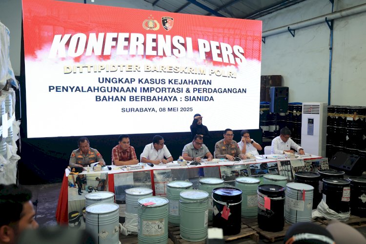 Kemendag RI Apresiasi Polri yang Berhasil Bongkar Perdagangan Ilegal Sianida di Jawa Timur