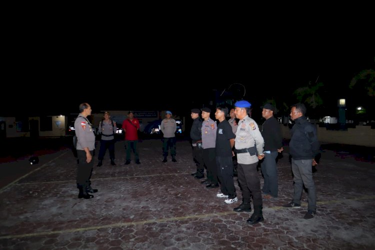 Polres Alor Gelar Patroli Malam Antisipasi Gangguan Kamtibmas