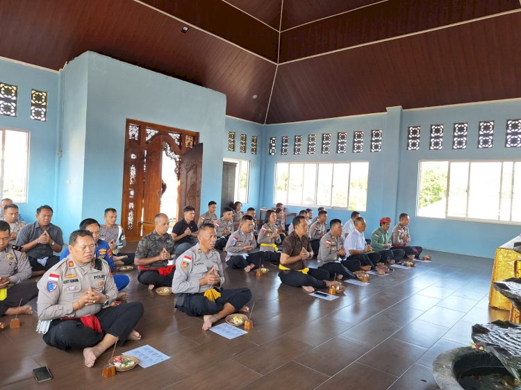 Doa Bersama Seluruh Anggota Warnai Peringatan Hari Bhayangkara ke-79 di Polda NTT