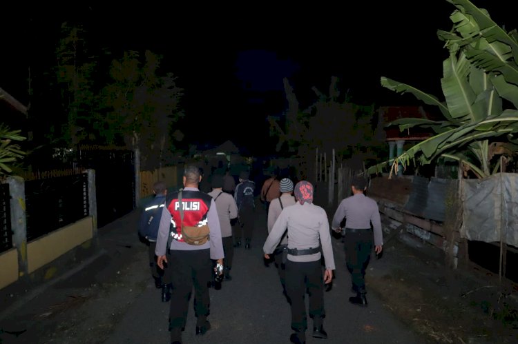 Polres Alor Gelar Patroli KRYD di Teluk Mutiara, Cegah Gangguan Kamtibmas dan Tawuran Pemuda