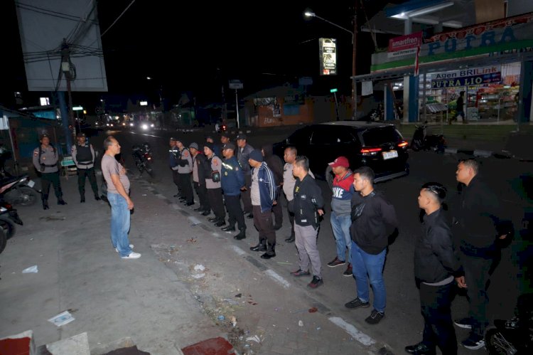 Polres Alor Gelar Patroli Malam, Sitkamtibmas Teluk Mutiara Terjaga Kondusif