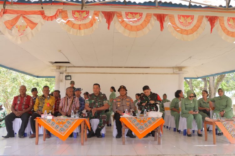 Kapolres Alor Hadiri Upacara Penutupan TMMD ke-125 di Lapangan Batulolong, Apui