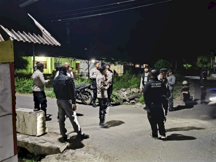 Jaga Kondusifitas, Polres Alor Gencar Laksanakan Patroli Malam