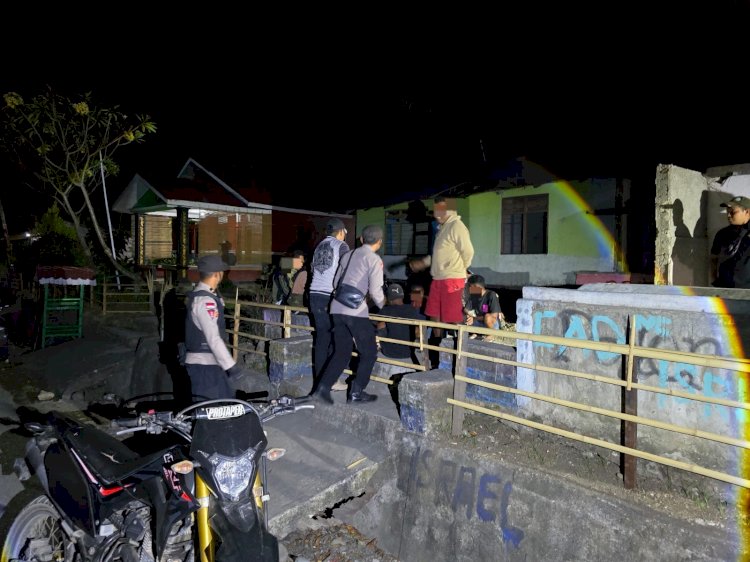 Wujudkan Malam Kondusif di Teluk Mutiara Sitkamtibmas Aman, Polres Alor Intensifkan Patroli  Hingga Dini Hari