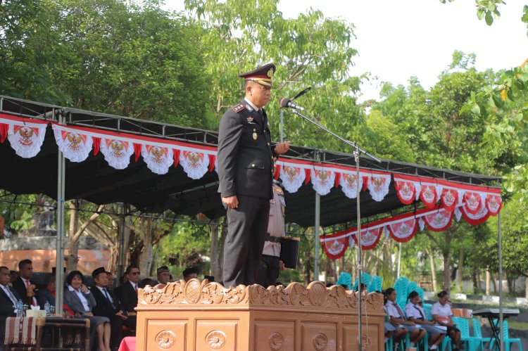 Kapolres Alor Pimpin Upacara dan Ziarah Nasional Peringatan Hari Pahlawan ke-80, Ajak Masyarakat Teruskan Semangat Perjuangan