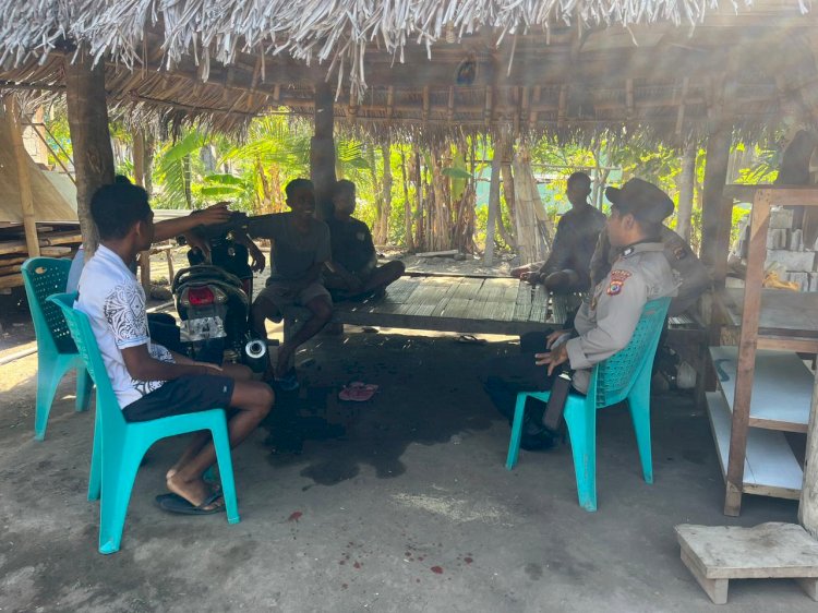 Polsek Alor Timur Gelar Patroli dan Sambang Kamtibmas di Desa Maritaing